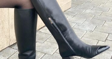 Cizme — piele naturală și blăniță naturală