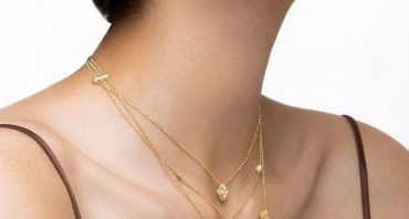 Cercei şi colier din argint 925 placat cu aur