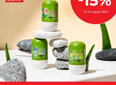 În perioadă de 15 – 31 august REDUCERE 15%