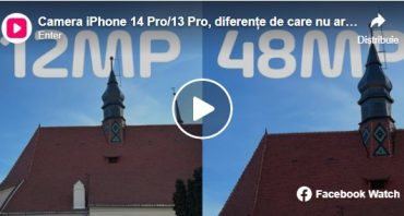 Între camera iPhone 14 Pro și 13 Pro chiar sunt diferențe.