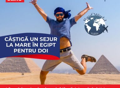 Cîștigă un sejur la mare în Egipt pentru doi