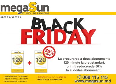 Black Friday de vară MegaSun: până la 50% reducere!