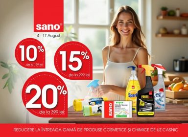☀️ Vara e mai frumoasă ca niciodată cu REDUCERI de la Sano!